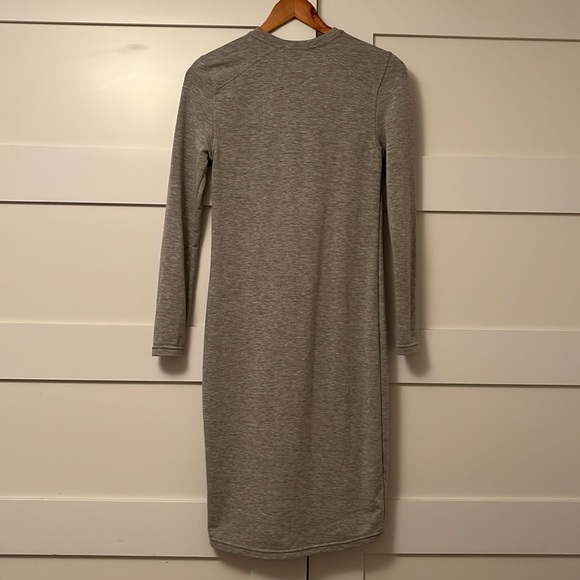 Noul (OAK + FORT) Grey Midi Sweater Dress - Picture 3 of 4